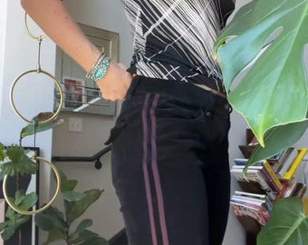 VTG Y2K Corduroy Striped Flares