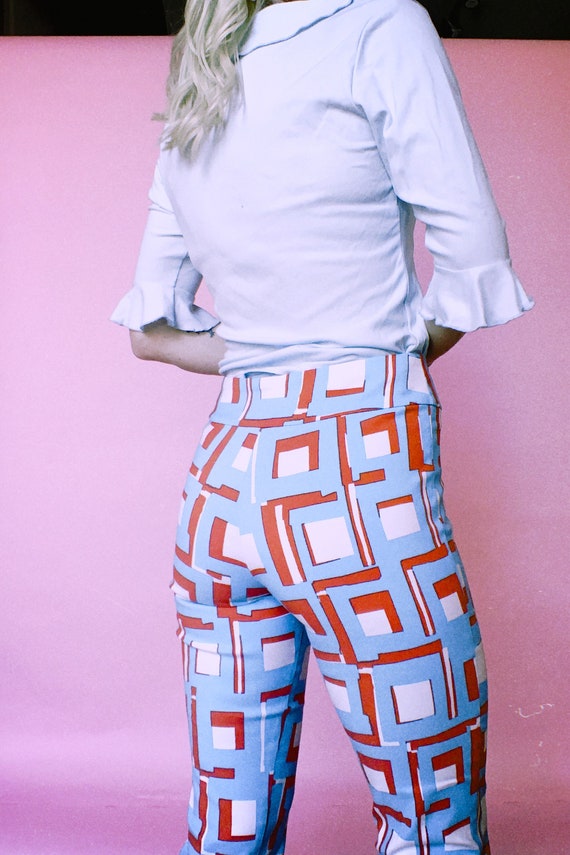 Vintage 90s | Krazy Larry Printed Pants - image 3