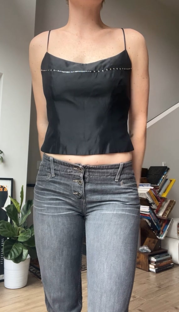 VTG Y2K Guess Grey Low Rise Jeans