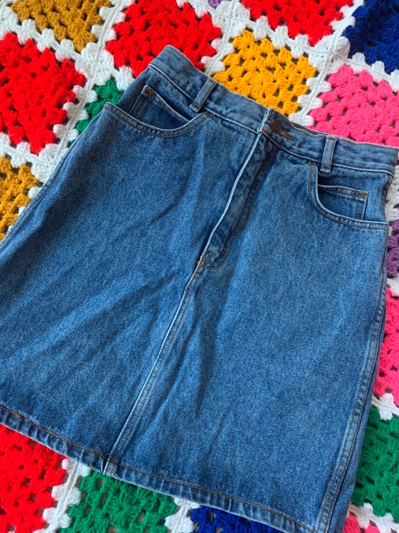 Vintage 80s Jordache Denim Mini - image 3