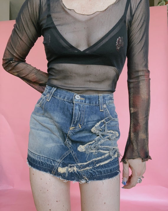 Vintage Y2K Denim Mini View 3