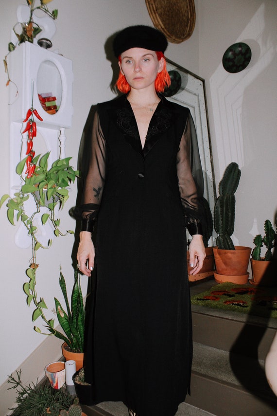 90s Black Evening Blazer