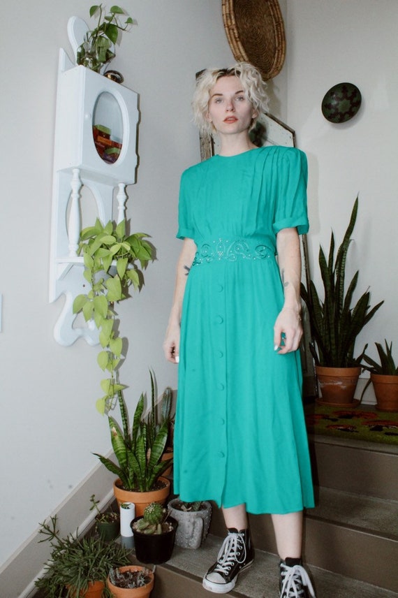 Vibrant 80s Dress