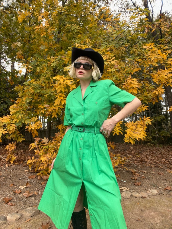 liz claiborne green dress