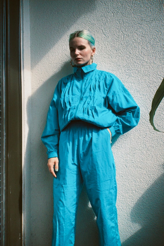 Vintage 90s | Turquoise Tracksuit