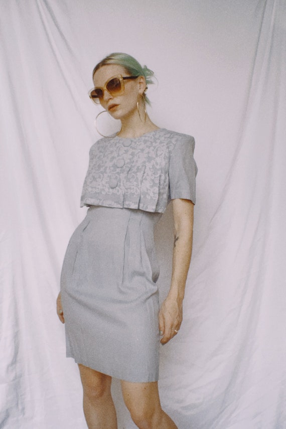 Vintage 90s | Baby Blue Dress