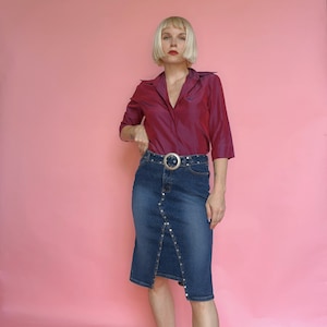 VTG R4R Rave Denim Skirt