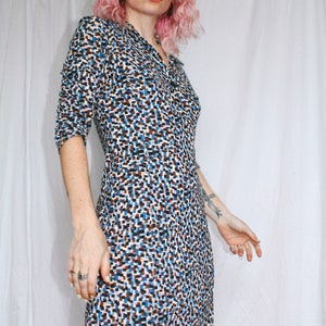 Vintage 90s | Printed Dress