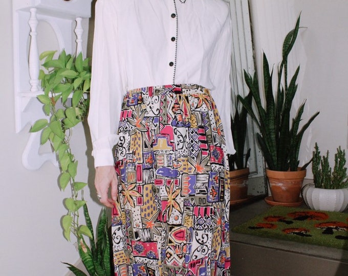 Bold Print Skirt