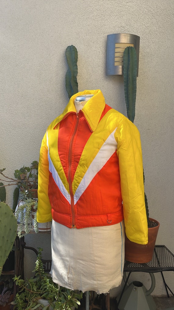 VTG 70s Yellow/Orange Puffer