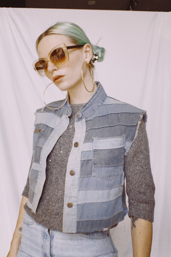 Vintage 90s | Denim Vest