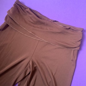 Vintage y2k Brown Stretch Pants image 2