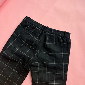 RL Check Linen Tweed Trousers image 6