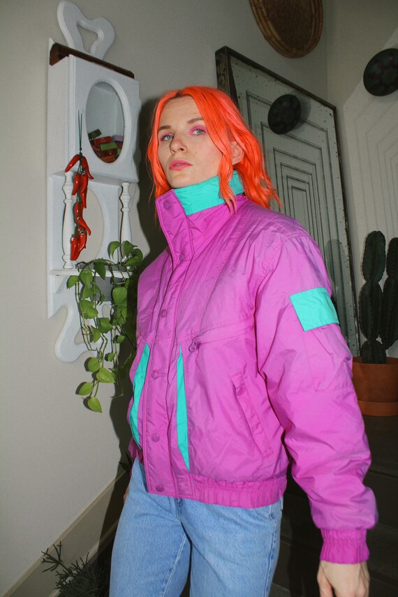 80s Nylon Puffer Jacket
