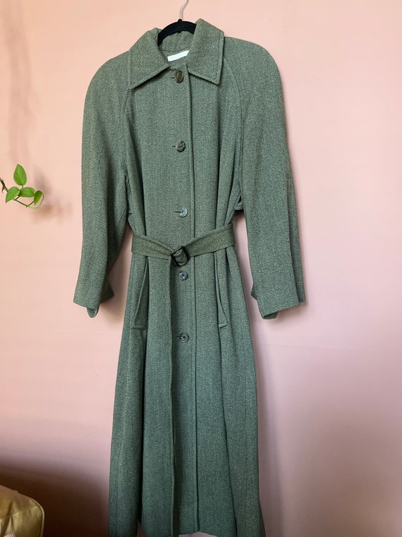 VTG 80s Perry Ellis Trench Coat