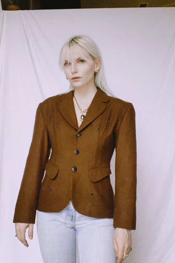 Vintage 70s | Vertigo Brown Western Blazer