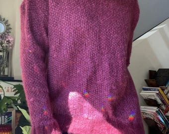VTG Y2K Banana Republic Alpaca Blend Asymmetrical Sweater