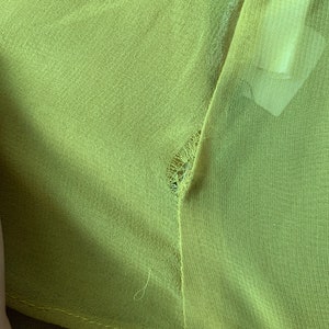 VTG Sheer Pussy Bow Blouse image 2