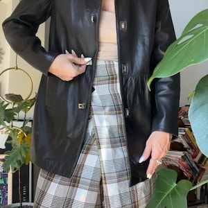 VTG Y2K Black Leather Jacket