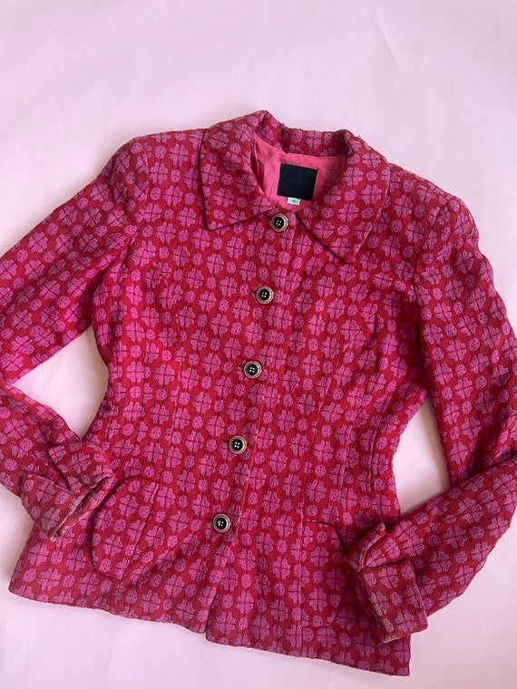 VTG 90s Anna Sui Tweed Blazer