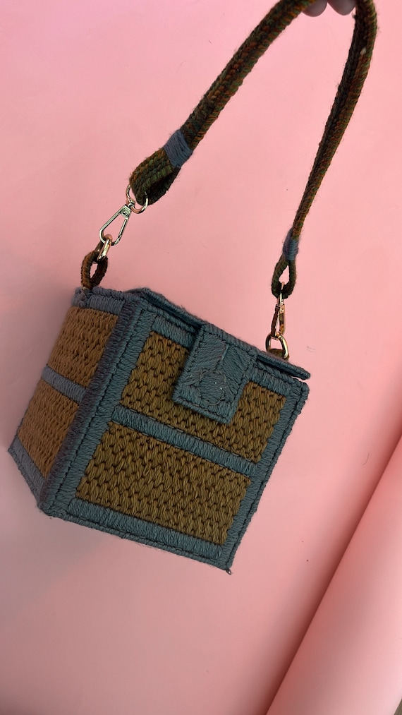 Handmade by Joann — Crochet Handbag — The Cube