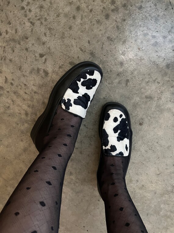 VTG Cow Print Loafer