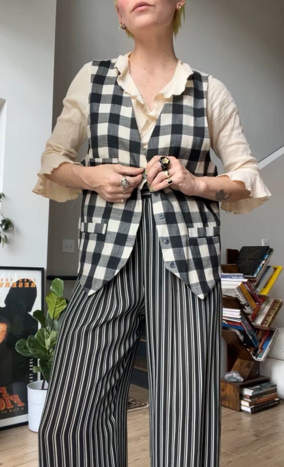 VTG 90s Checkered Waistcoat