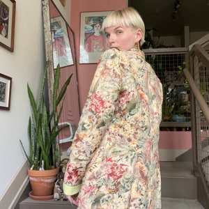 VTG 90s Floral Tapestry Blazer image 3