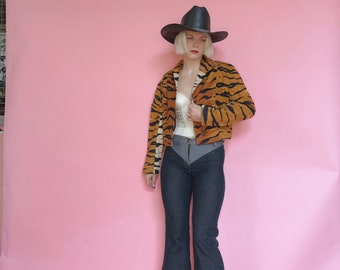 VTG BISOU BISOU Two Tone Denim Flares