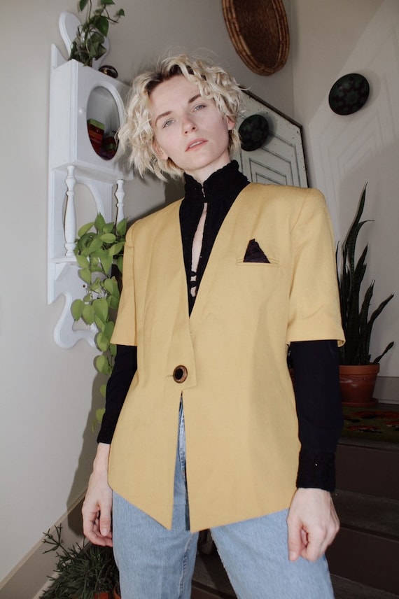 Mustard Spring Blazer