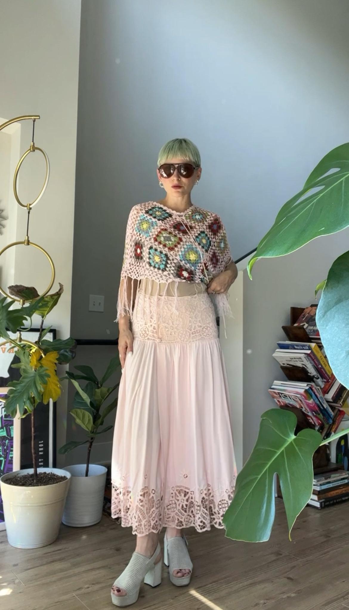 Vintage✨Crochet Remake Wrap Skirt Vintage✨Crochet Remake Wrap Skirt How to crochet wrap skirt