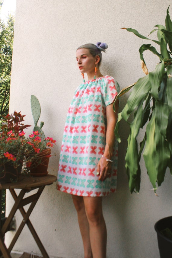 Vintage Handmade Butterfly Dress