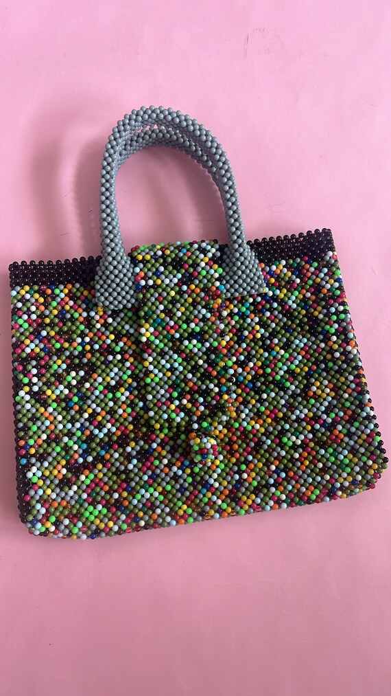 VTG Colorful Beaded Purse