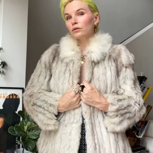 VTG80er Jahre Saga Fox Silver Label Pelzjacke
