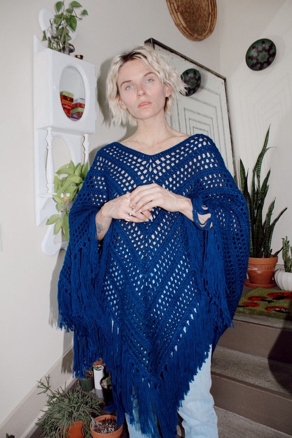 Hand Knitted Poncho