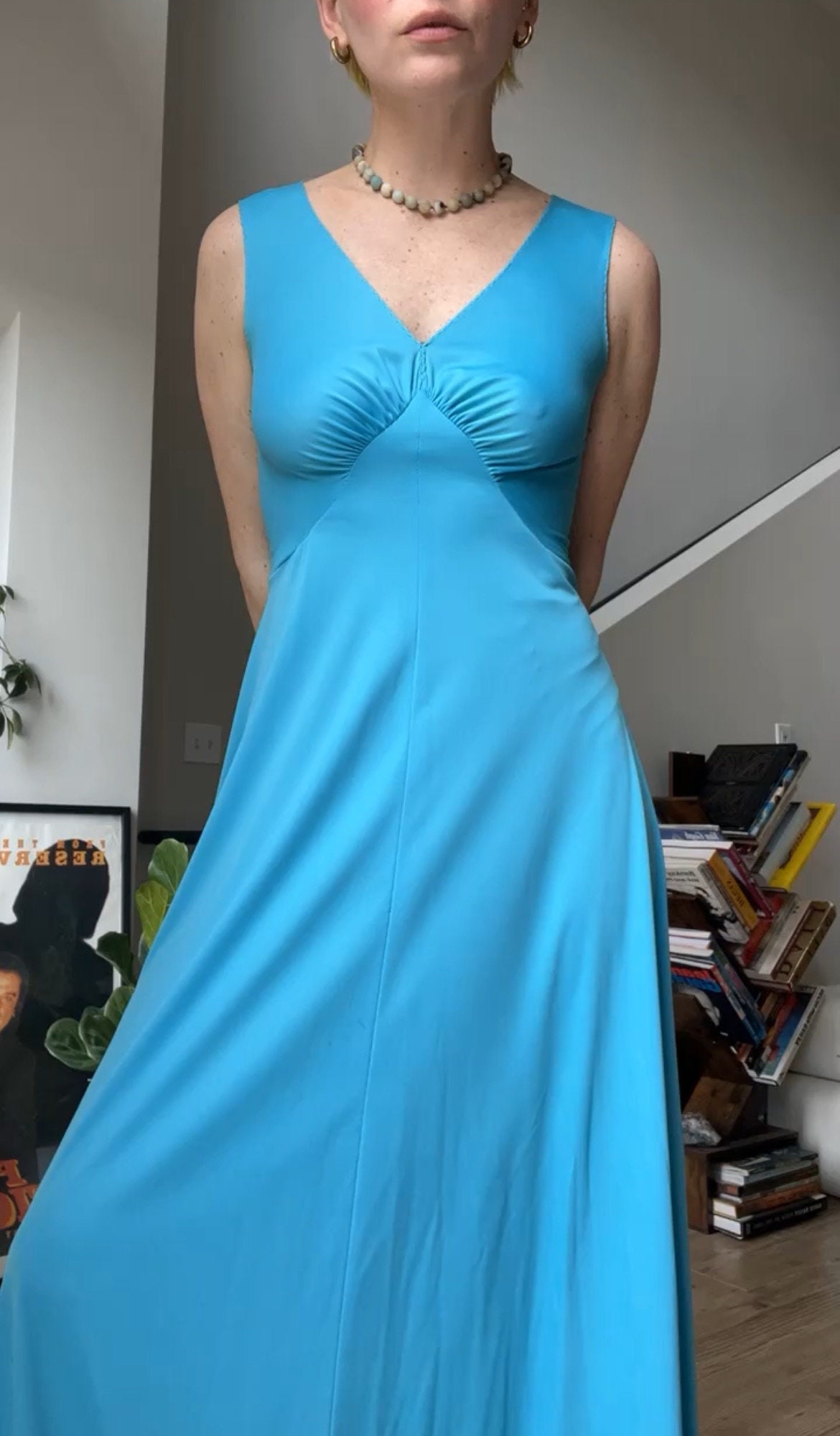blue dress for baby girl Robin's Egg Blue Confetti Flower Dress