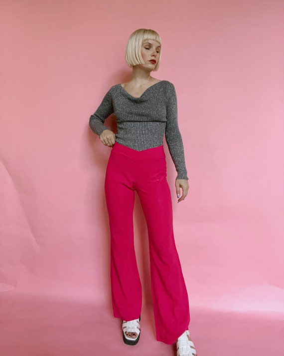 Vintage Y2K Pink Low Rise Pants