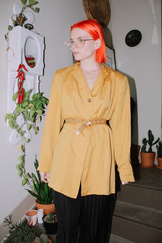 Mustard Blazer