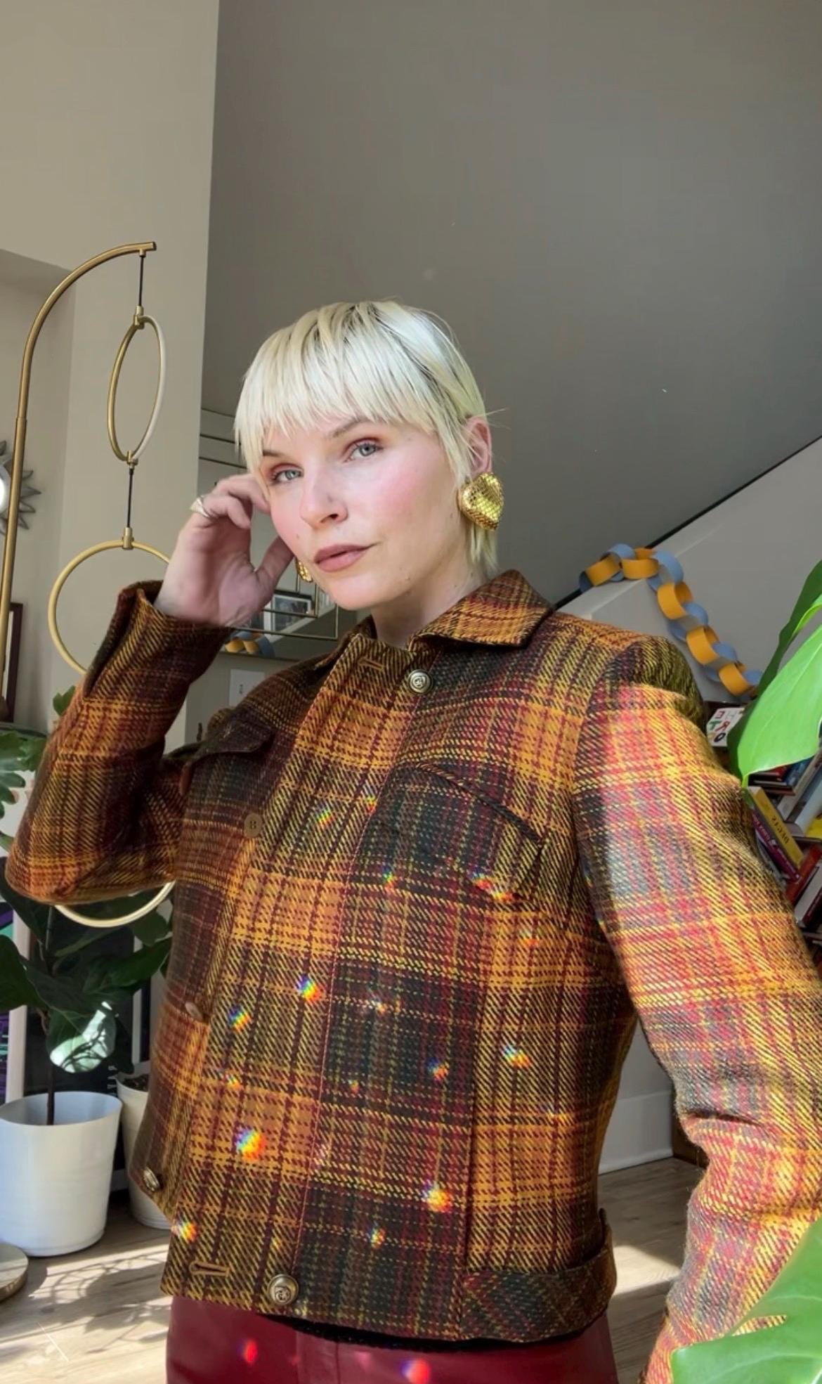 90s Yellow Jacket - Etsy