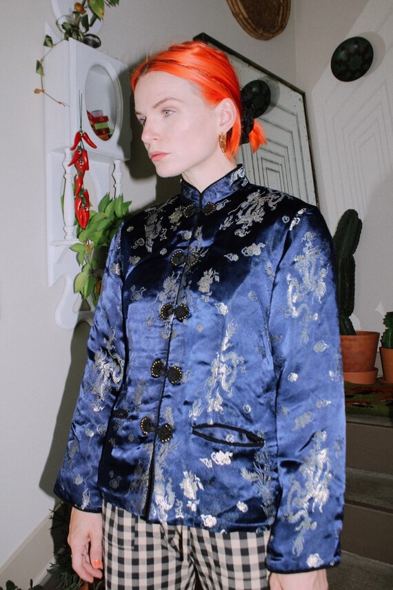 Blue Dragon Cheongsam