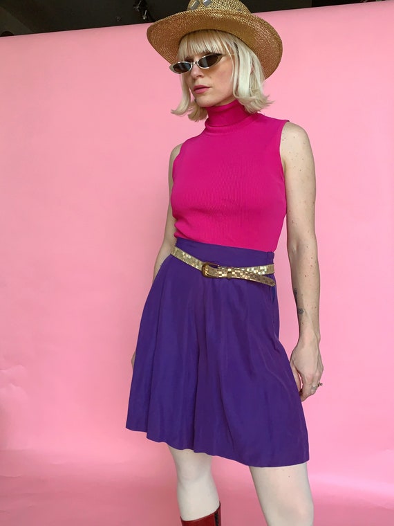 Vintage 80s Violet Shorts - image 2