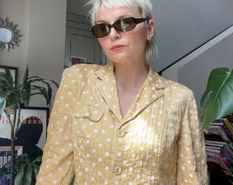 "VTG ""Piazza Sempione"" Pünktchen Kurz-Blazer."