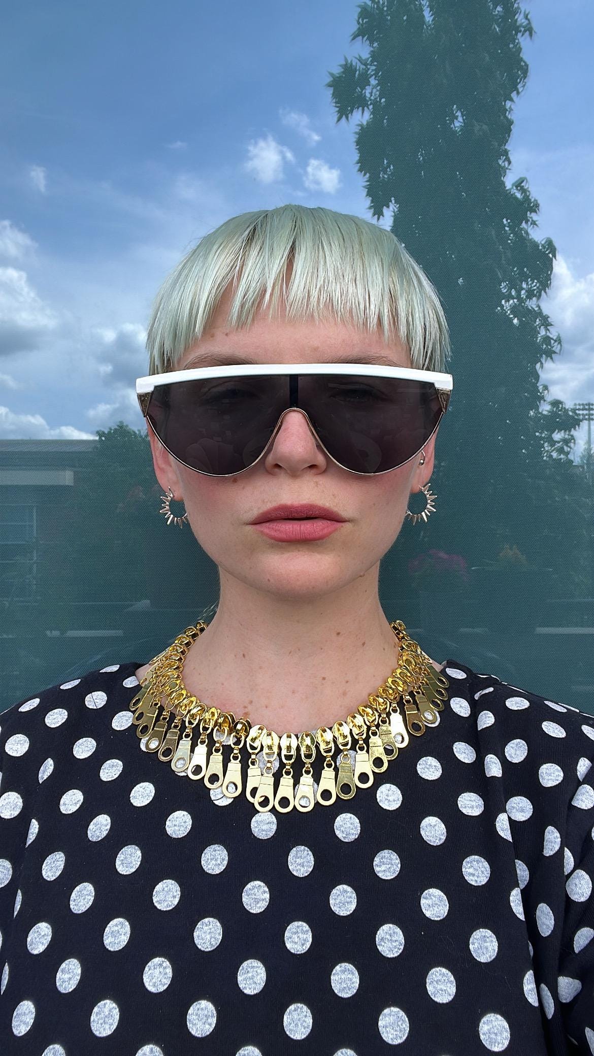 【ANOTHERYOUTH】関税/送料込み zipper necklace Gold Zipper Necklace – Astrid Schumacher Designs
