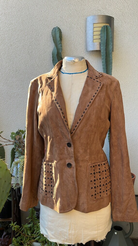 VTG Brown Suede Blazer