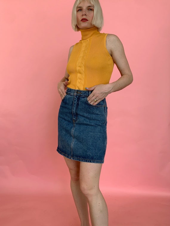 Vintage 80s Jordache Denim Mini