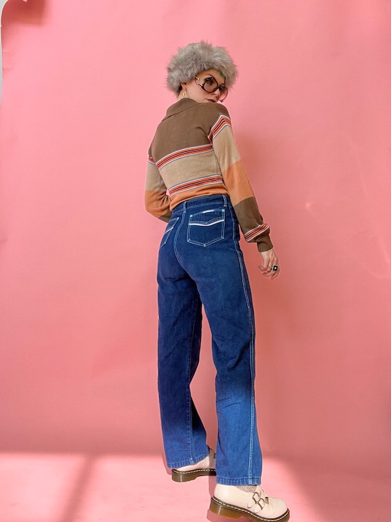 VTG RARE 70s YES Jeans High Waisted Wide Leg Jeans