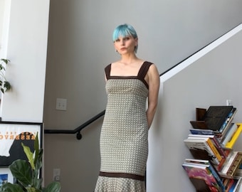 Vintage Stretch Knit Dress Size Medium 1990s Max Studio Black Geometric  Print Drop Waist - Etsy