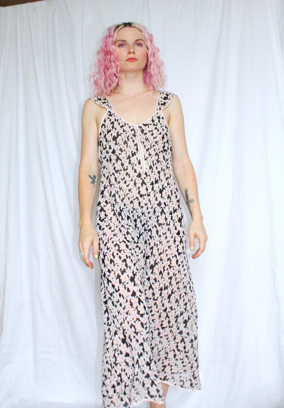 Vintage Floral Slip Dress