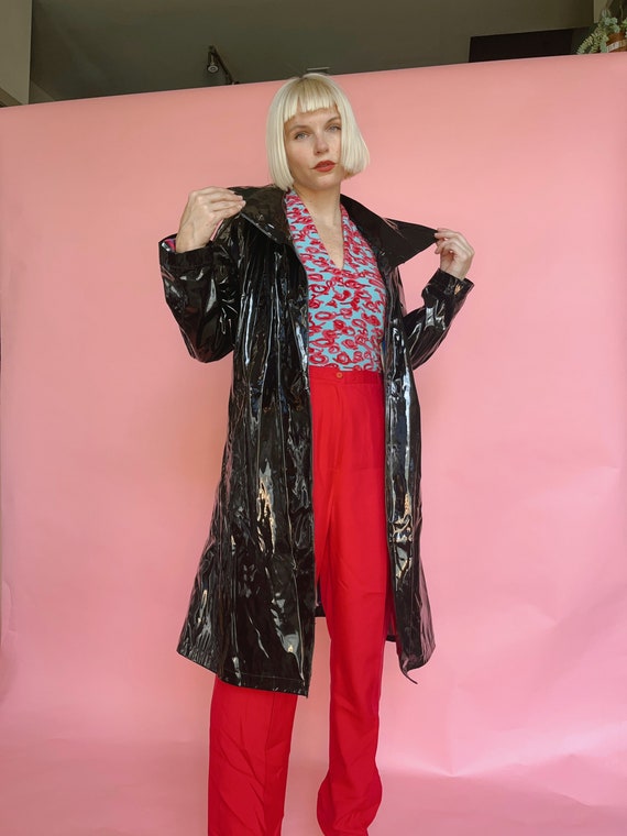 VTG Black Polyvinyl Coat