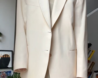 VTG 90er Jahre Creme Blazer